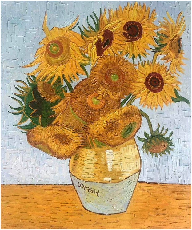 Van Gogh Vase with Twelve Sunflowers Franciscan Friars of Canada