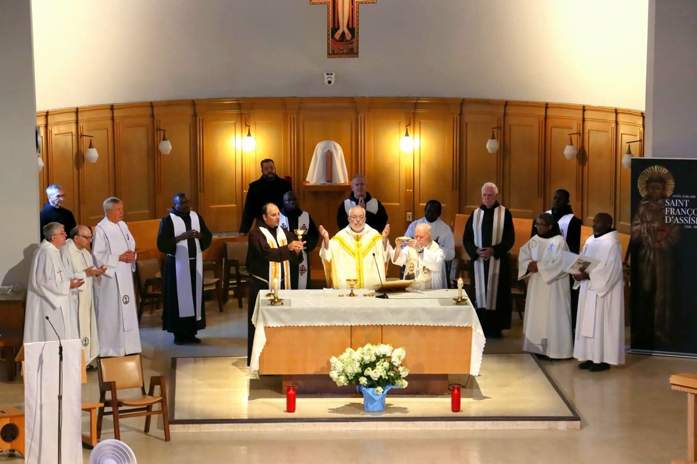 Messe de la fête du bienheureux Frédéric au Sanctuaire Bon Père Frédéric, à Trois-Rivières