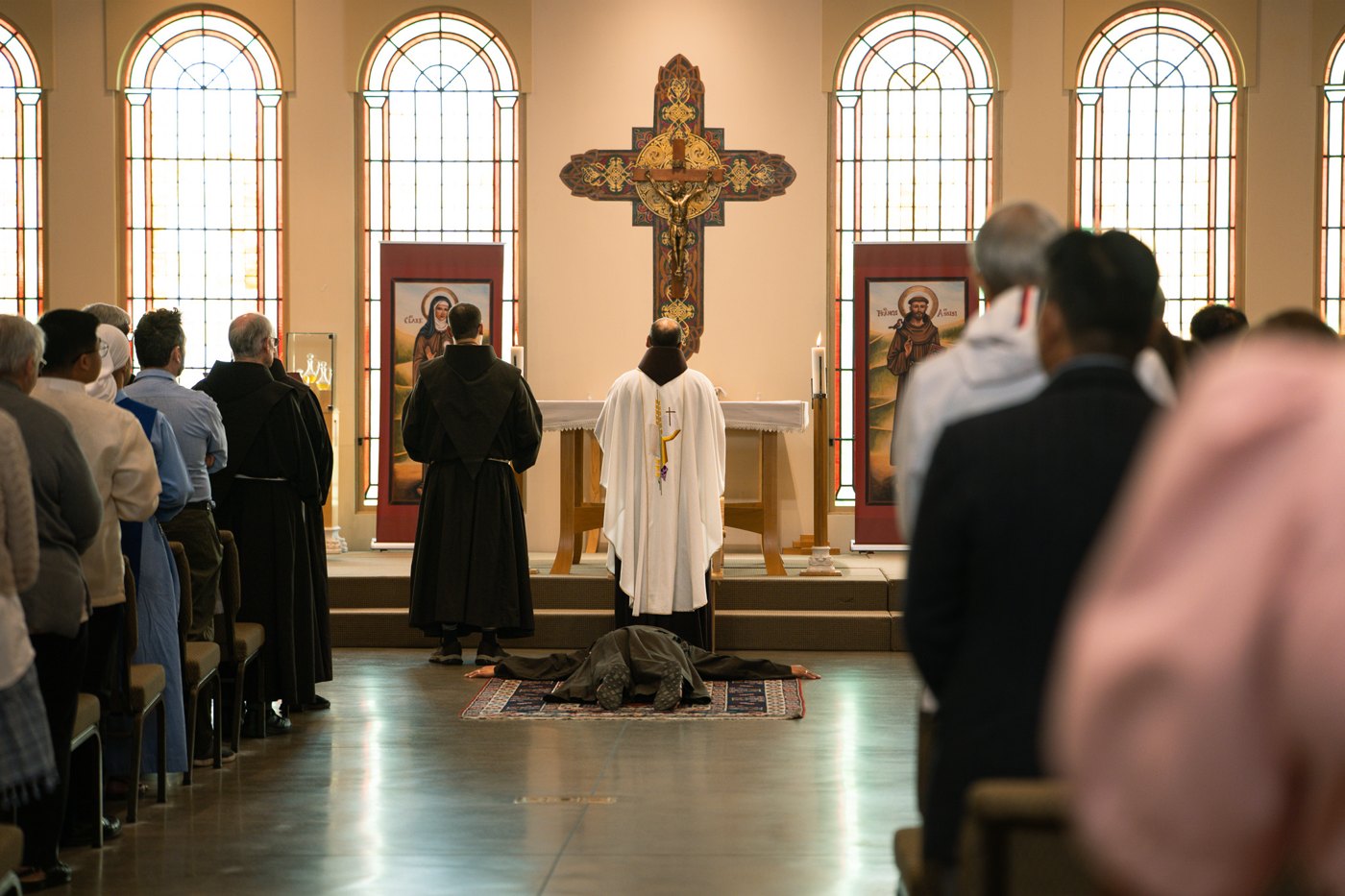 Celebration of Aldin’s solemn profession in Cochrane