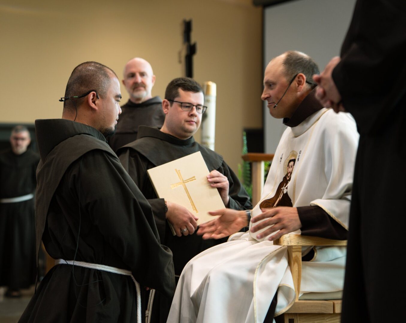 Aldin Francis Canobas professes solemn vows at St. Mary’s Parish in Cochrane